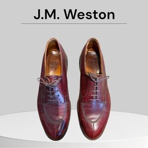 Men’s Brown JM Weston toe shoes in excellent condition (stored in original bags